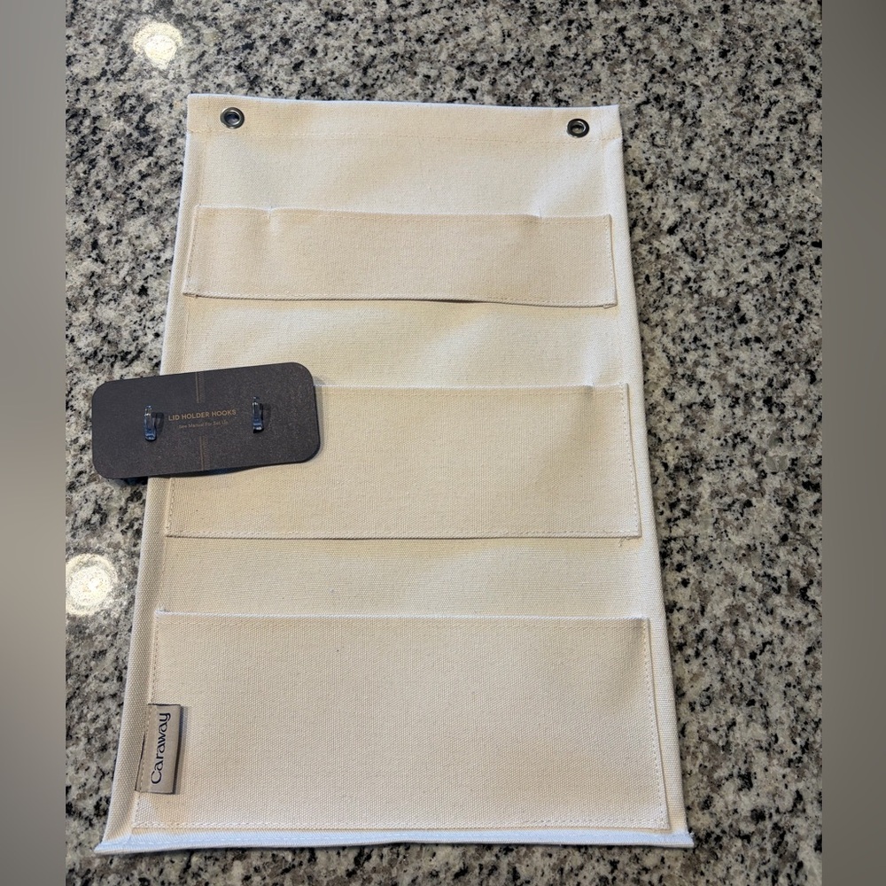 NEW Caraway Hanging Lid Organizer
